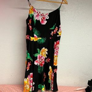 Old Navy Black Floral Sundress